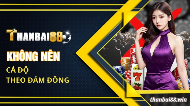Không nên cá độ theo đám đông